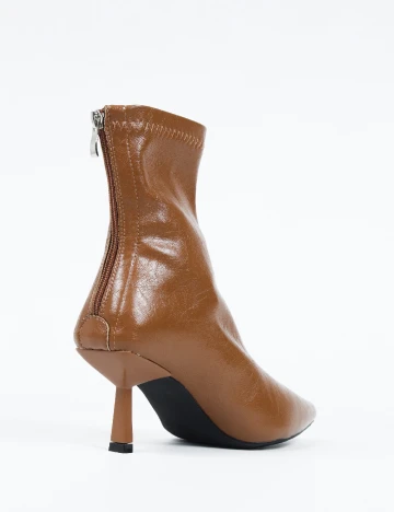 Botine SHEIN, maro