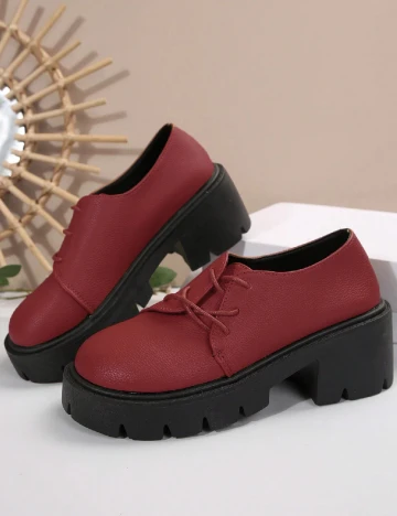 Pantofi SHEIN, visiniu