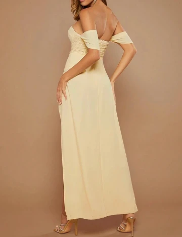 Rochie lunga SHEIN, crem