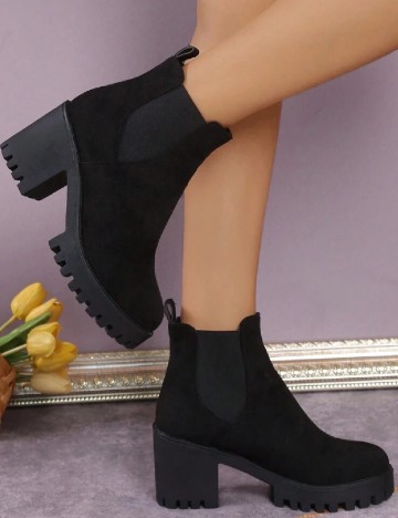 
						Botine SHEIN, negru