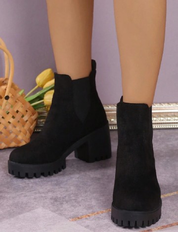 Botine SHEIN, negru