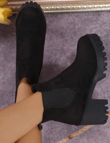 Botine SHEIN, negru