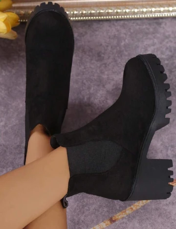 Botine SHEIN, negru