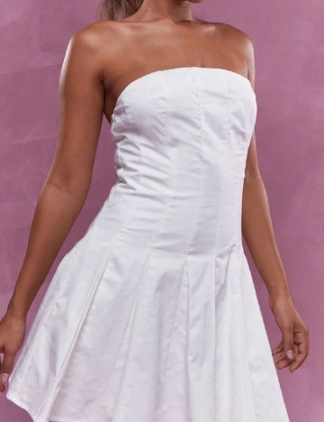 Rochie scurta Missguided, alb