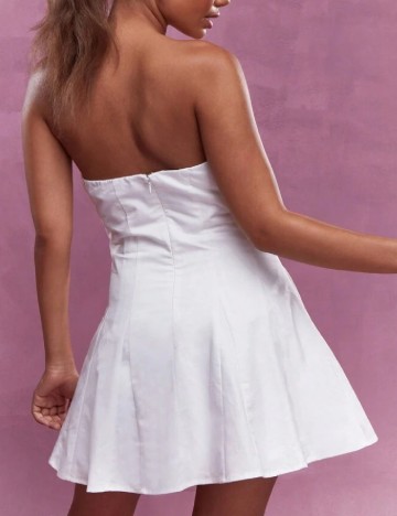 Rochie scurta Missguided, alb