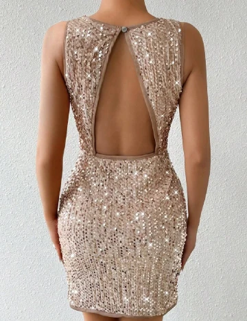 Rochie scurta SHEIN, maro