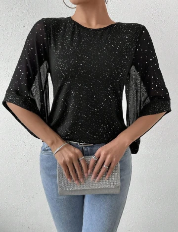 Bluza SHEIN, negru