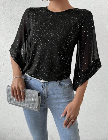 Bluza SHEIN, negru