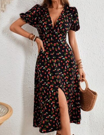 Rochie medie SHEIN, negru