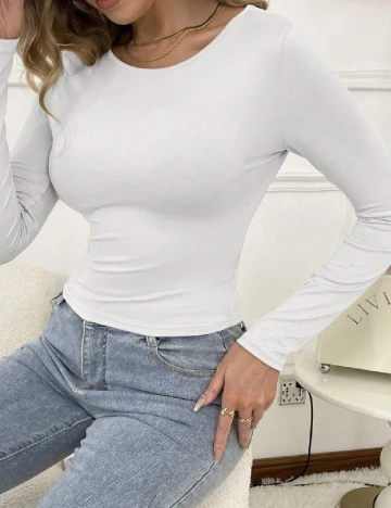 Bluza SHEIN, alb