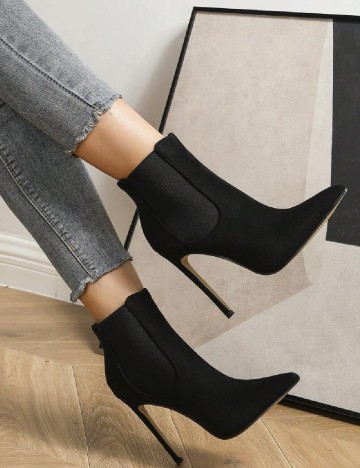 Botine SHEIN, negru