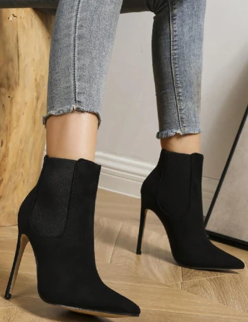 Botine SHEIN, negru
