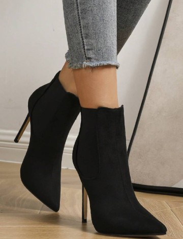 Botine SHEIN, negru