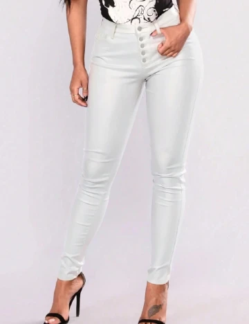 Pantaloni SHEIN, alb