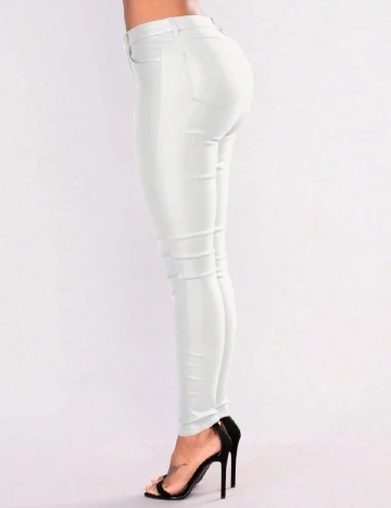 Pantaloni SHEIN, alb