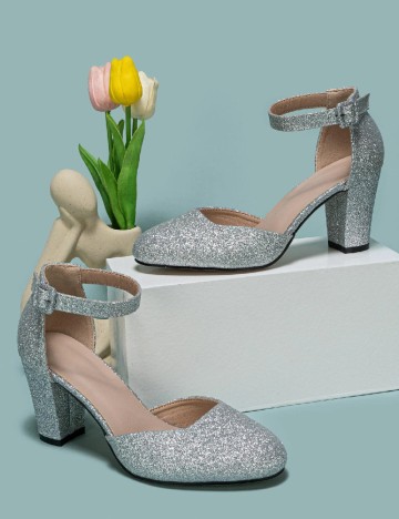 
						Pantofi SHEIN, argintiu