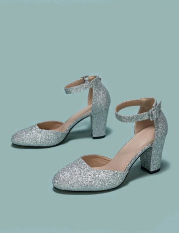 Pantofi SHEIN, argintiu
