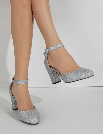 Pantofi SHEIN, argintiu