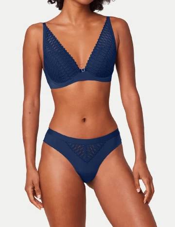 Sutien Triumph, bleumarin Albastru