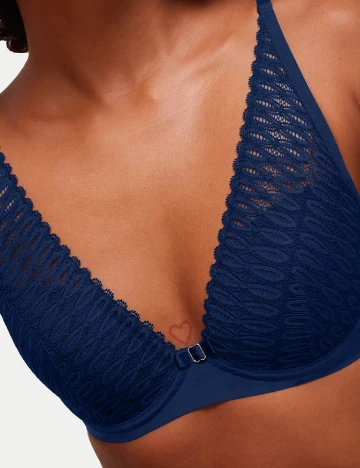 Sutien Triumph, bleumarin Albastru