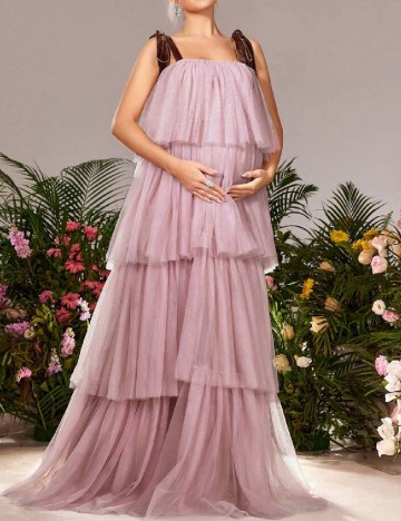 Rochie lunga SHEIN Maternity, roz