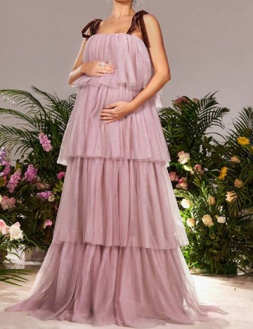 Rochie lunga SHEIN Maternity, roz