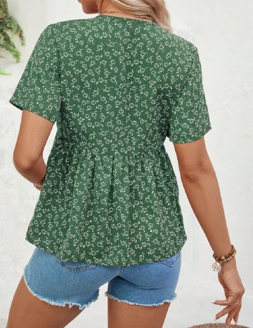 Bluza SHEIN Maternity Plus, verde