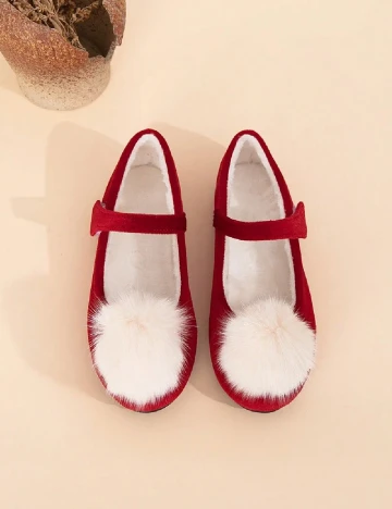 Pantofi Shein Kids, rosu Rosu