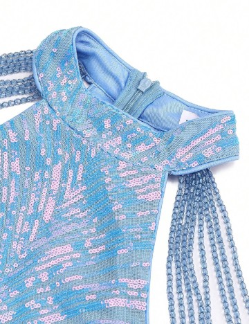 Rochie lunga SHEIN, albastru