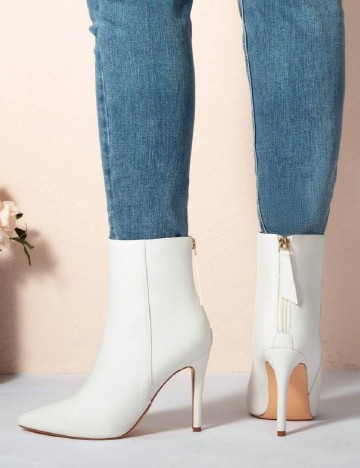 Botine SHEIN, ecru