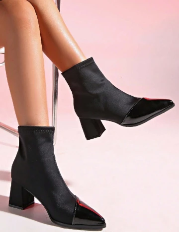 Botine SHEIN, negru