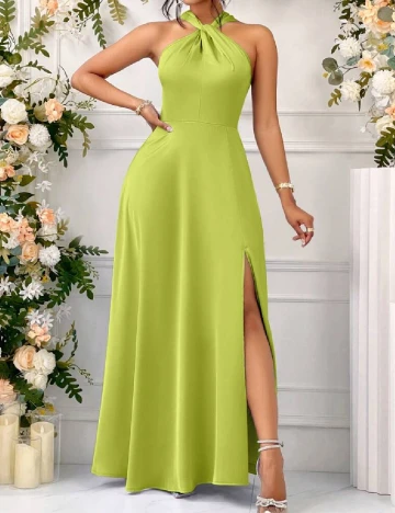 Rochie lunga SHEIN, verde