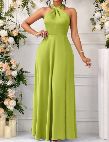 Rochie lunga SHEIN, verde