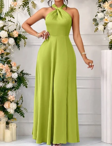 Rochie lunga SHEIN, verde