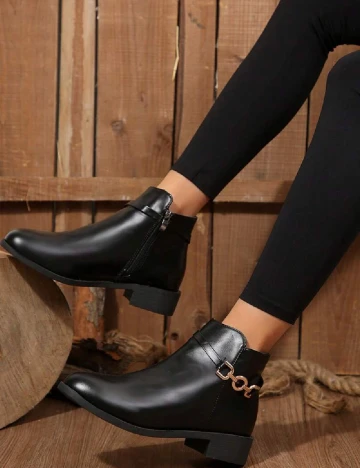 Ghete SHEIN, negru Negru