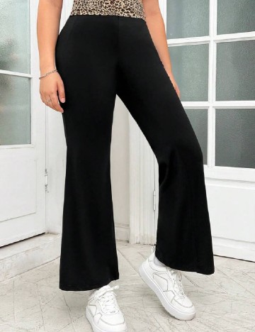 Pantaloni SHEIN CURVE, negru