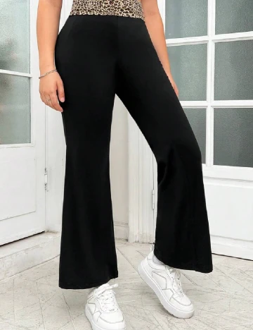 Pantaloni SHEIN CURVE, negru