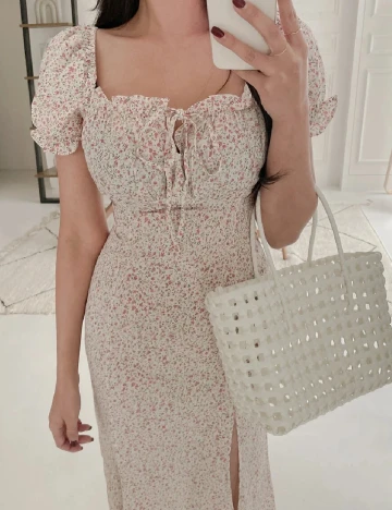 Rochie lunga Dazy, floral print Floral print