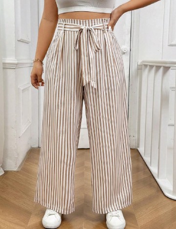 
						Pantaloni SHEIN CURVE, maro