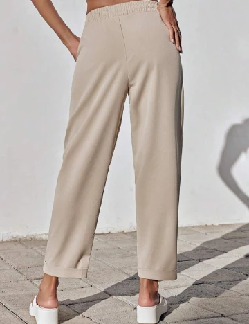 Pantaloni SHEIN, crem