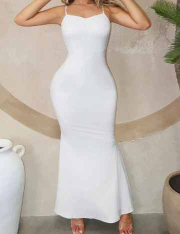 Rochie lunga SHEIN, alb
