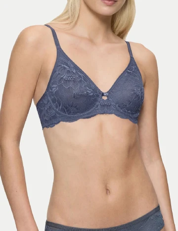 Sutien Triumph, albastru Albastru