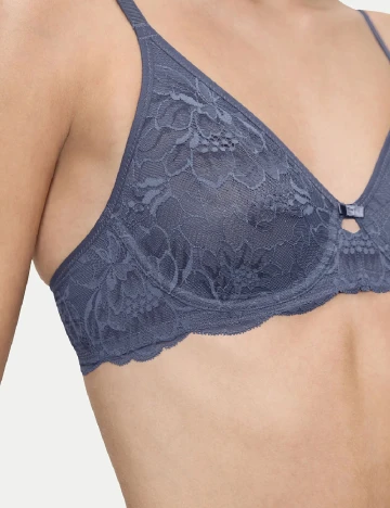 Sutien Triumph, albastru Albastru