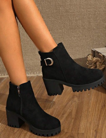 Botine SHEIN, negru