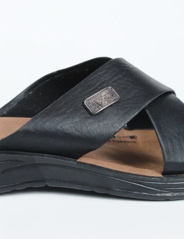 Slapi SHEIN, negru Negru