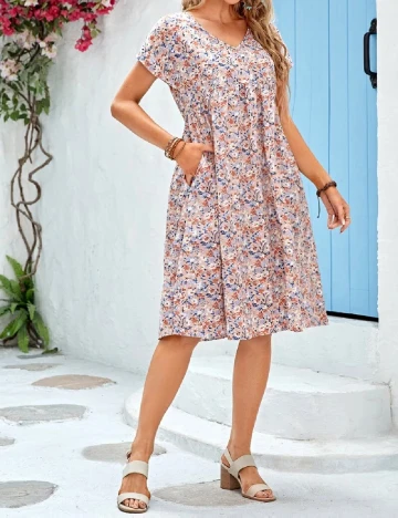 Rochie medie Emery Rose, mix culori