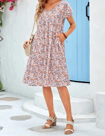 Rochie medie Emery Rose, mix culori
