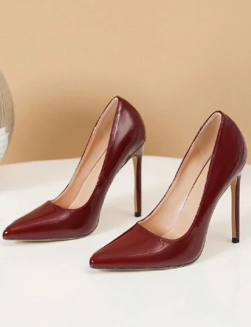 Pantofi SHEIN, visiniu Rosu