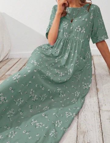 Rochie lunga SHEIN, verde