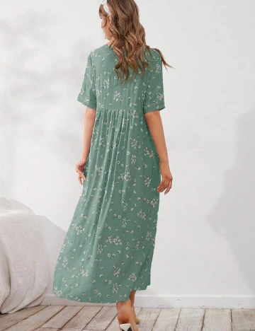 Rochie lunga SHEIN, verde